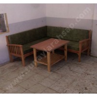 ks003 Cafe ve Mutfaklar İçin Ahşap Köşe Takımları (180 x180 en 70)